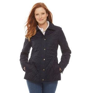 LL Bean Women's Quilted Riding Jacket Size S